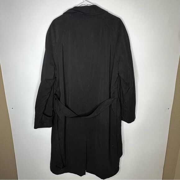 Ralph Lauren Black Trench Coat in Size 40R - Picture 8 of 15